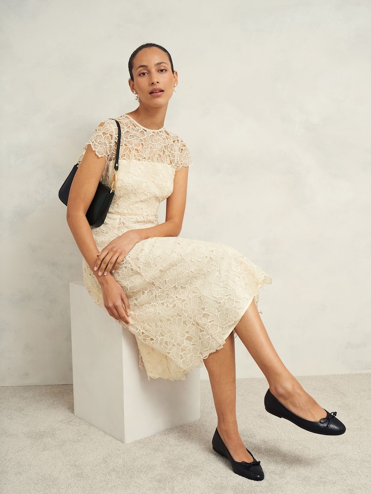 Hobbs Black Priya Ballerinas - Image 2 of 6