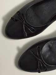 Hobbs Black Priya Ballerinas - Image 6 of 6