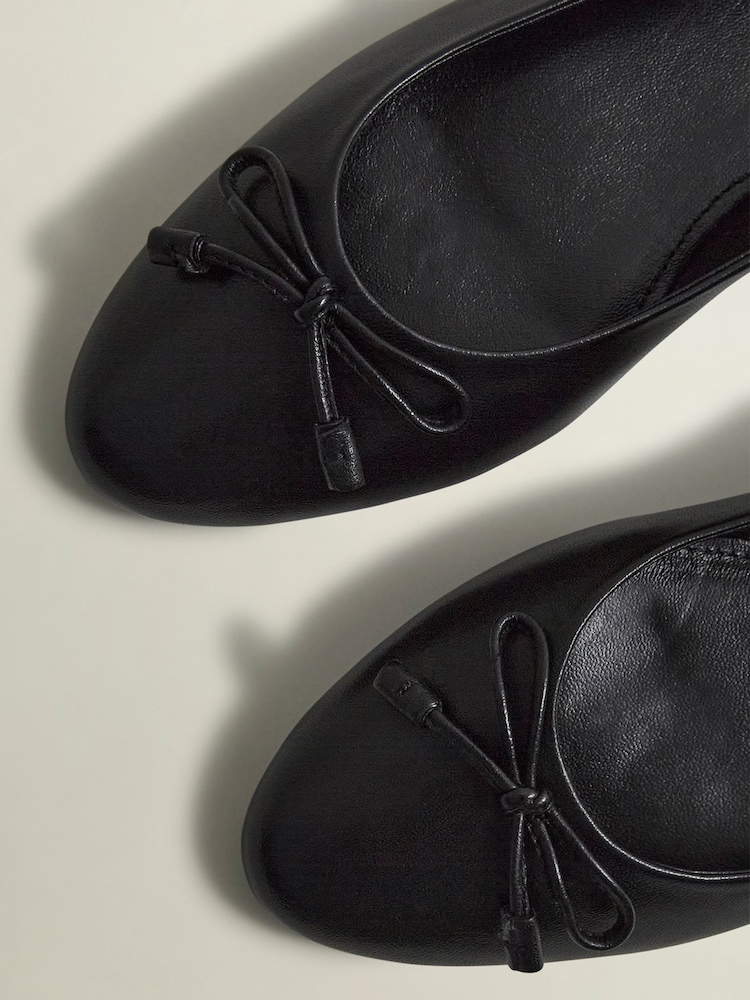 Hobbs Black Priya Ballerinas - Image 6 of 6