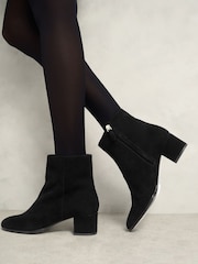 Hobbs Black Evelyn Ankle Boots - Image 1 of 6