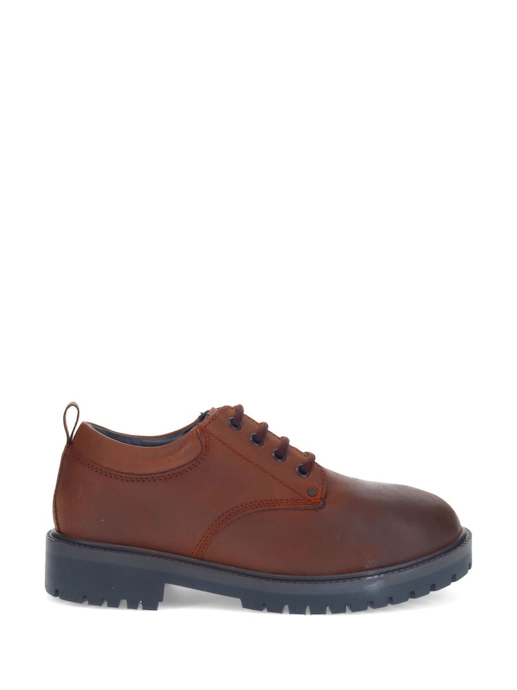 rjava - Pavers na vezalke; z vezalkami Leather čevlji - Slika 1 iz 5