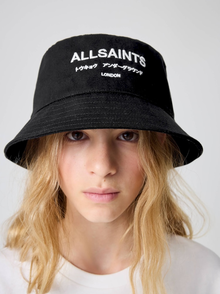 smALLSAINTS Black Underground Bucket Hat - Image 1 of 8