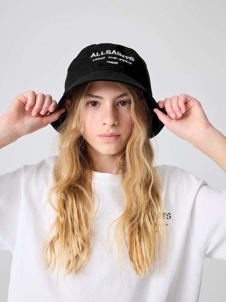 smALLSAINTS Black Underground Bucket Hat - Image 2 of 8