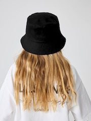 smALLSAINTS Black Underground Bucket Hat - Image 3 of 8