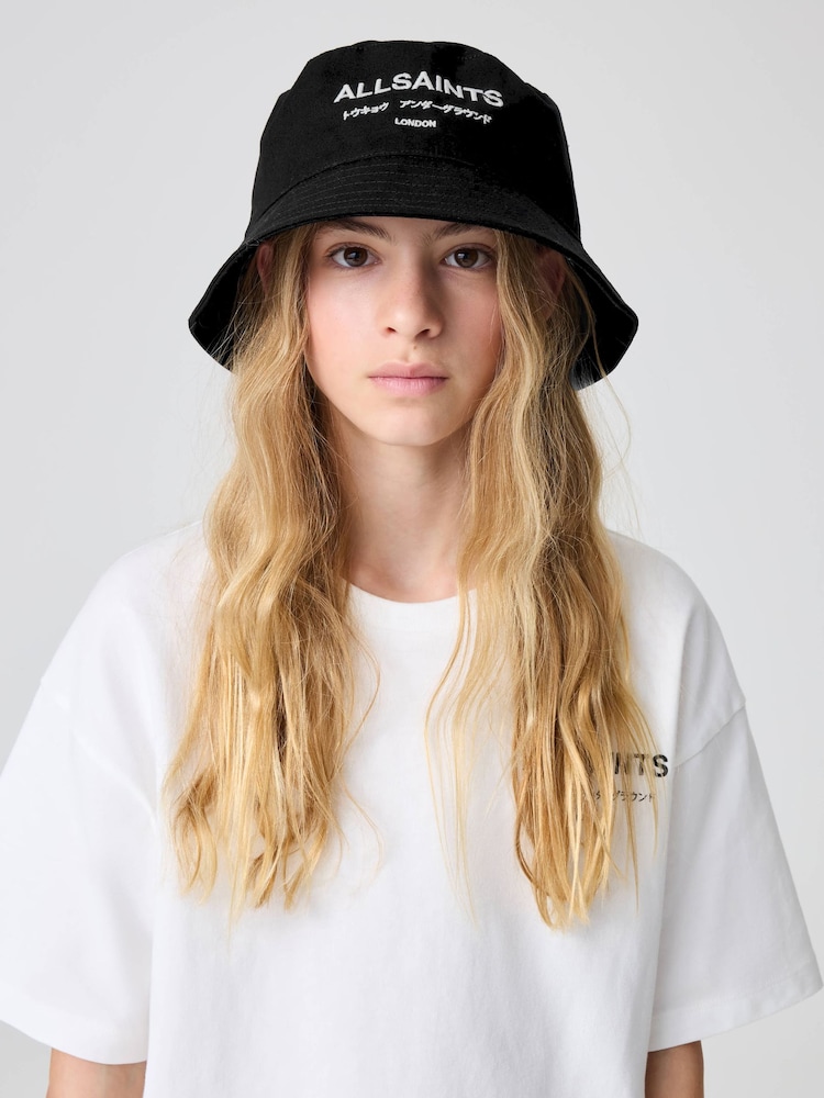 smALLSAINTS Black Underground Bucket Hat - Image 4 of 8
