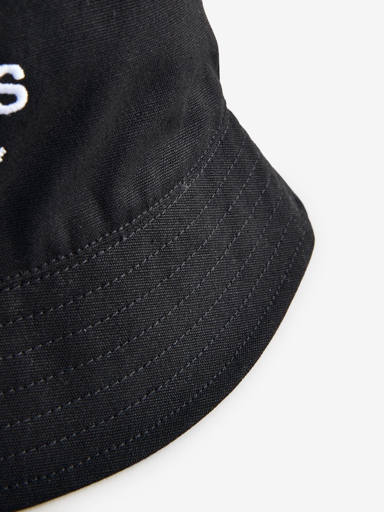 smALLSAINTS Black Underground Bucket Hat - Image 7 of 8