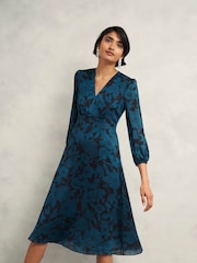 Hobbs Black Petite Romina Dress - Image 3 of 5