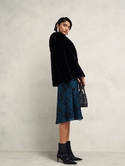 Hobbs Black Petite Romina Dress - Image 4 of 5