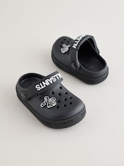 smALLSAINTS Black Clog Sandals - Image 1 of 7
