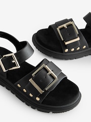smALLSAINTS Buckle Leather Sandals - Image 3 of 4