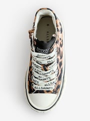 Коричневый, леопардовый принт - smALLSAINTS Print High Top Trainers - Image 5 of 7