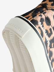 Коричневый, леопардовый принт - smALLSAINTS Print High Top Trainers - Image 6 of 7