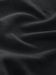 Black Jersey Drape T-Shirt - Image 6 of 7