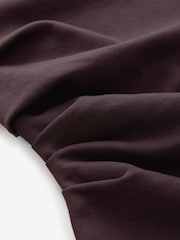 Burgundy Jersey Drape T-Shirt - Image 6 of 7
