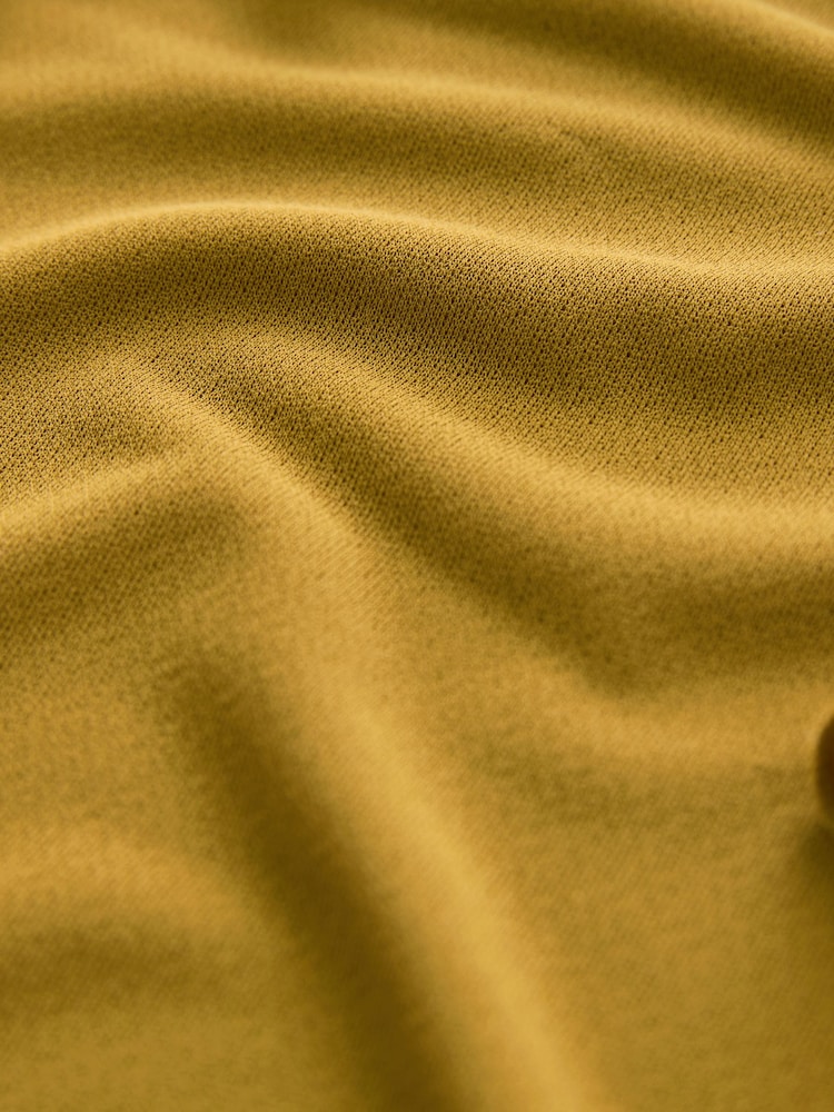 Ochre Yellow Long Sleeve Boho Mesh Blouse - Image 7 of 7