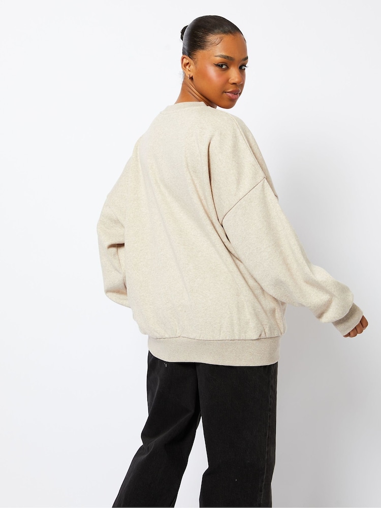 Skinnydip Miffy x Skinnydip Oatmeal Brown Sweatshirt - Image 4 of 4