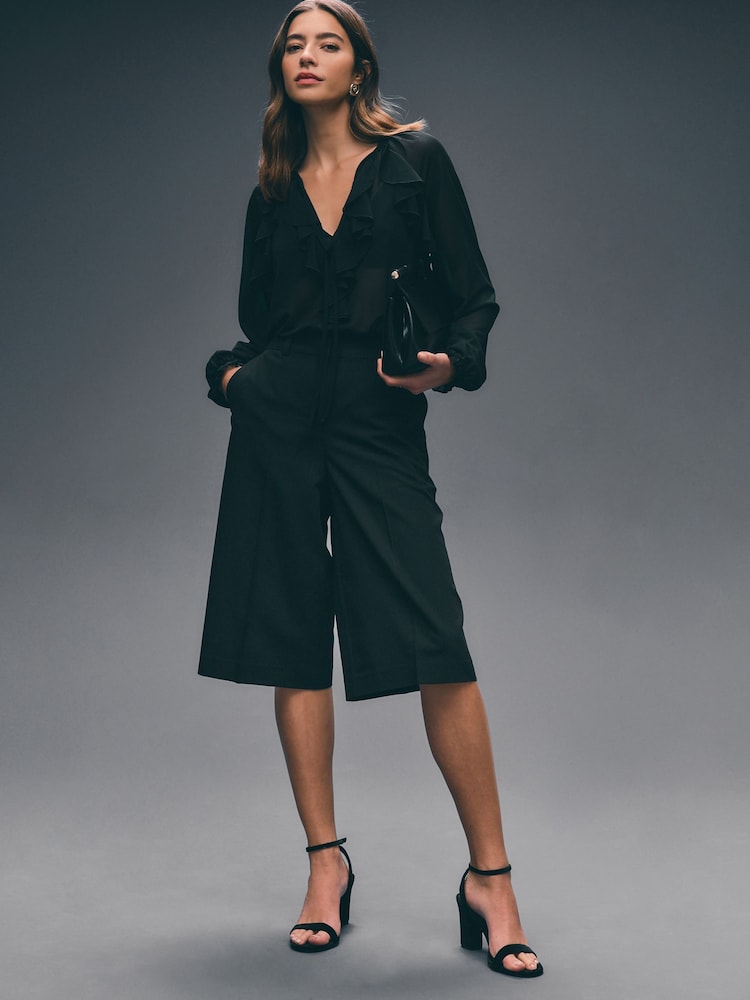 Negro - Blusa de malla y manga larga estilo boho - Imagen 2 de 8 Negro - Blusa de malla y manga larga estilo boho - Imagen 2 de 8