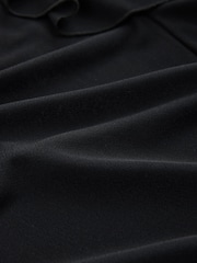 Black Long Sleeve Boho Mesh Blouse - Image 7 of 8