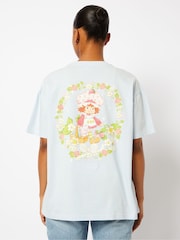 Skinnydip Blue Strawberry Shortcake Flower T-Shirt - Image 2 of 5