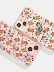 Skinnydip Red Disney Gus Ditsy Heart iPhone 14 Pro Case - Image 2 of 5