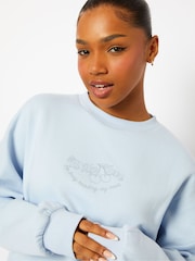 Skinnydip Blue All My Love Blue Sweatshirt - Image 4 of 4
