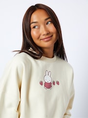 Skinnydip Miffy Strawberry White Sweatshirt - Image 3 of 4