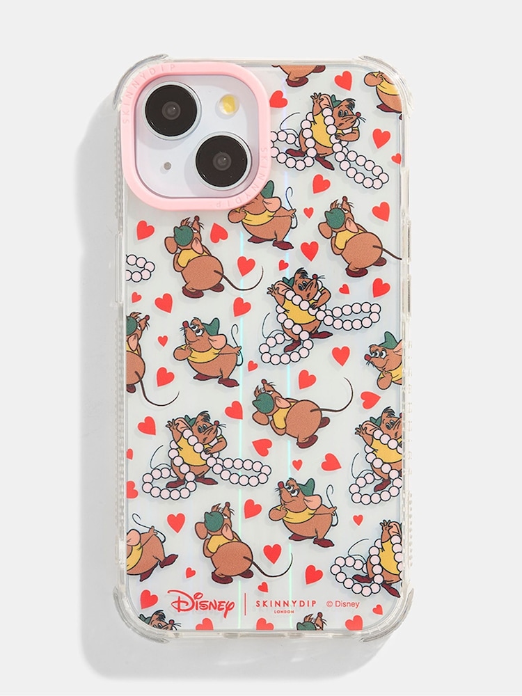 Skinnydip Red Disney Gus Ditsy Heart iPhone 15 Plus Case - Image 1 of 5