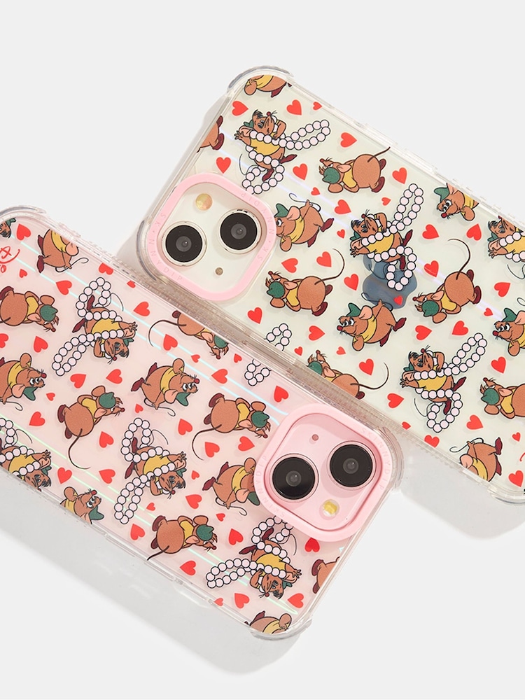 Skinnydip Red Disney Gus Ditsy Heart iPhone 15 Plus Case - Image 2 of 5