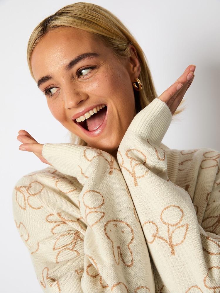 Skinnydip Miffy Knitted White Cardigan - Image 5 of 5