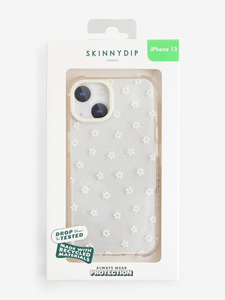 Skinnydip cotton White iPhone 13 Pro Max Case - Image 1 of 5 Skinnydip cotton White iPhone 13 Pro Max Case - Image 1 of 5
