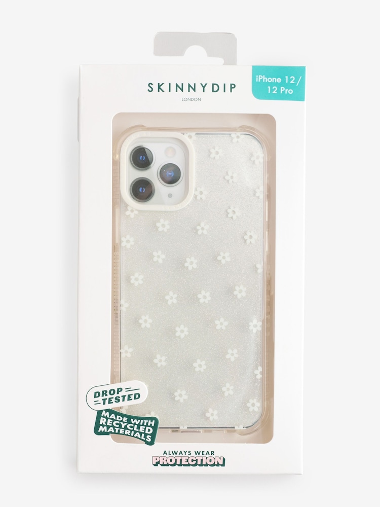 Sliver White - Funda para iPhone 12/12 Pro con diseño de los osos amorosos con arcoíris de Skinnydip - Imagen 2 de 4