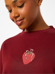 Skinnydip Red When You Know You Know Sweatshirt - Image 4 of 5