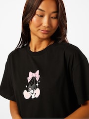 Skinnydip x Kuromi Teddy Black T-Shirt - Image 4 of 4