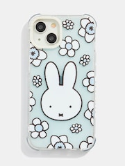 Skinnydip Blue Wildflower Thistle Shock iPhone CaseiPhone 15 Plus Case - Image 1 of 5