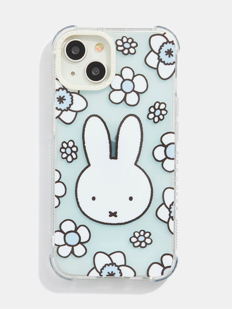 Skinnydip Blue Wildflower Thistle Shock iPhone CaseiPhone 15 Plus Case - Image 1 of 5