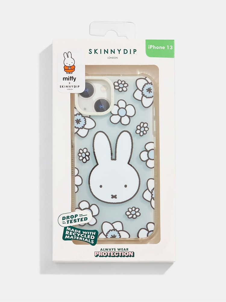 Skinnydip Blue Wildflower Thistle Shock iPhone CaseiPhone 15 Plus Case - Image 5 of 5