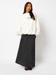 Skinnydip Disney Living In A Daydream White Sweatshirt - Image 1 of 4