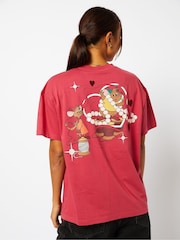 Skinnydip Pink Skinnydip Pink Disney Jaq And Gus T-Shirt - Image 2 of 4