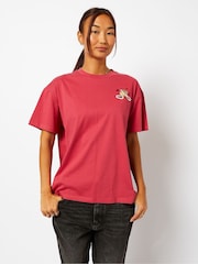 Skinnydip Pink Skinnydip Pink Disney Jaq And Gus T-Shirt - Image 3 of 4
