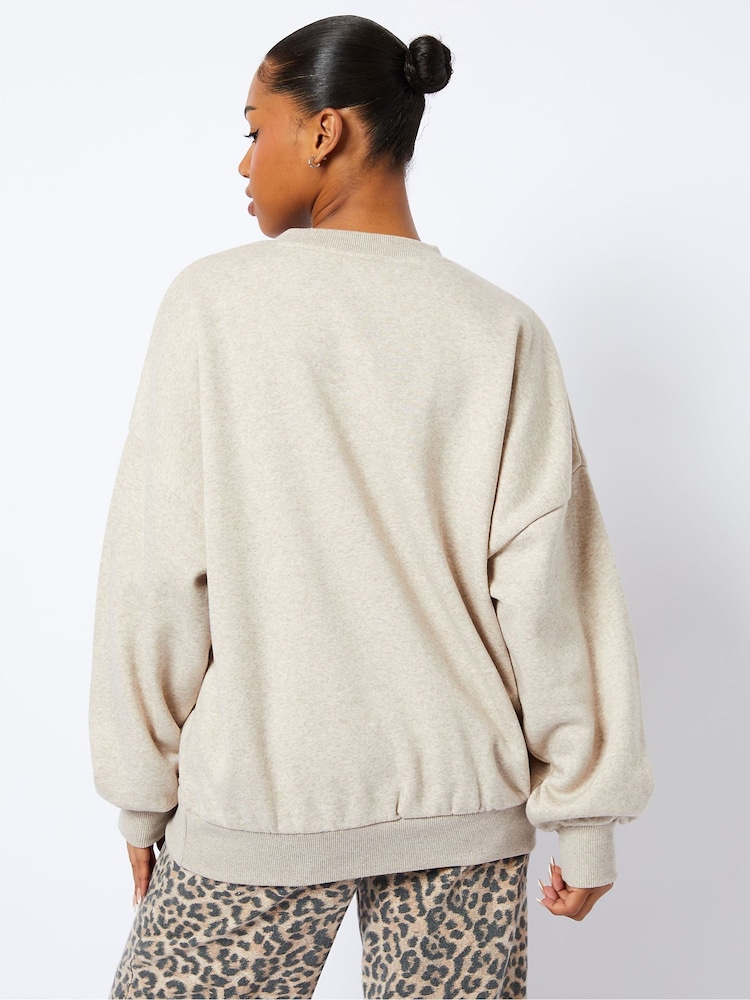 Skinnydip Your Opinions Matter Brown Sweatshirt - Image 2 of 4
