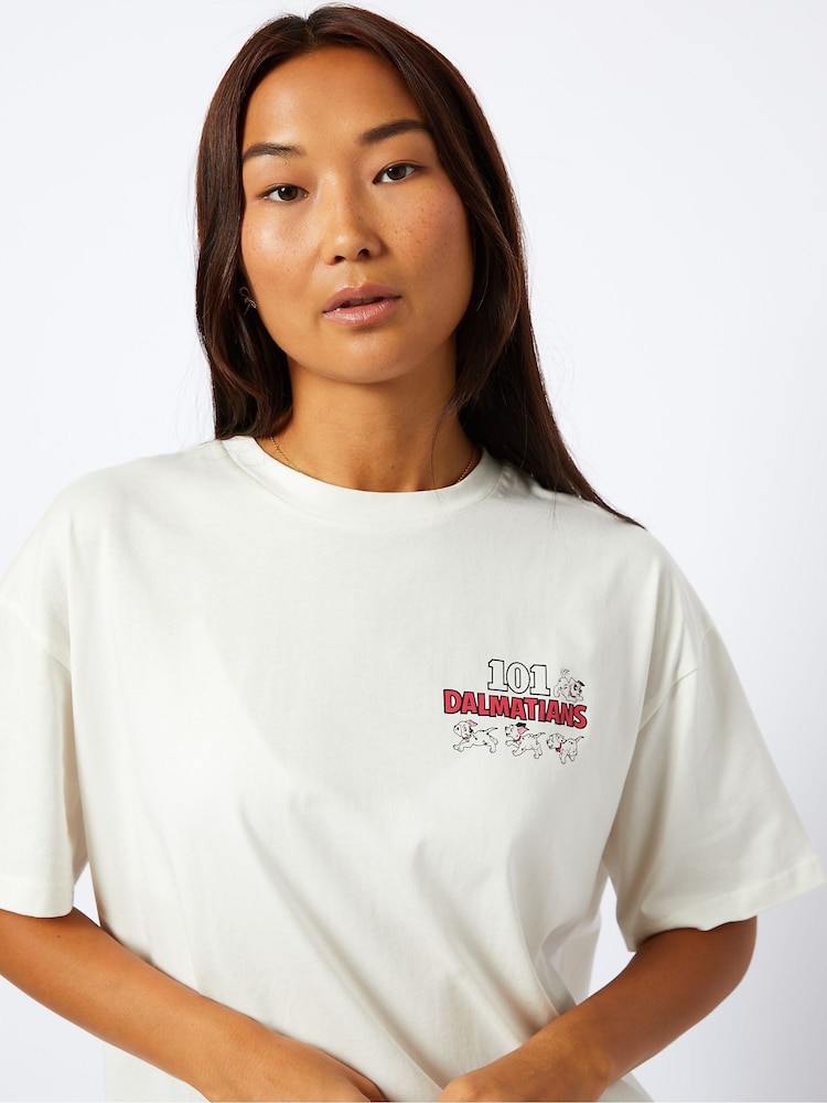 Skinnydip Disney 101 Dalmatians Poster White T-Shirt - Image 4 of 4