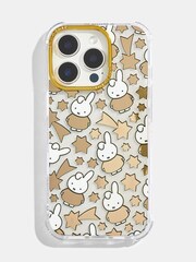 Miffy x Skinnydip Gold Celestial iPhone 12 / 12 Pro Case - Image 1 of 4