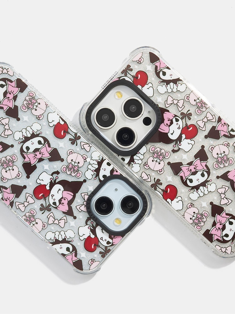 Skinnydip Pink iPhone 16 Plus Case Bow Stripe - Image 2 of 5