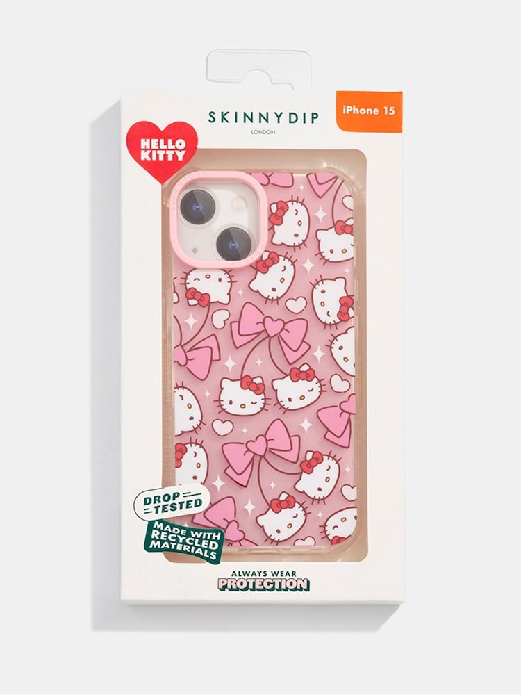Hello Kitty x Skinnydip Red Cherry Repeat iPhone 16 Pro Max Case - Image 4 of 4 Hello Kitty x Skinnydip Red Cherry Repeat iPhone 16 Pro Max Case - Image 4 of 4