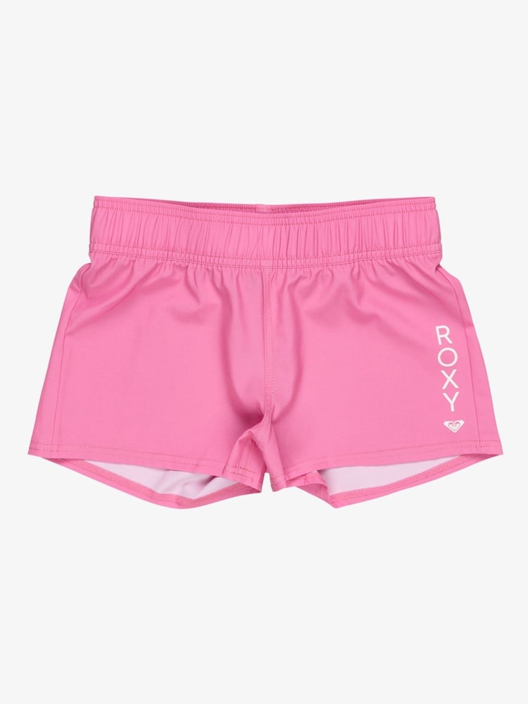 Roxy Pink Essentials Logo Board Shorts - Image 1 of 3