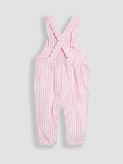 Pato rosa - JoJo Maman Bébé Embroidered Dungarees & Body Set 2 Piece - Imagen 3 de 5