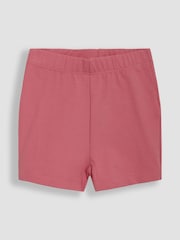 JoJo Maman Bébé Lilac Purple Ditsy Floral Shorts 2 Pack - Image 2 of 4