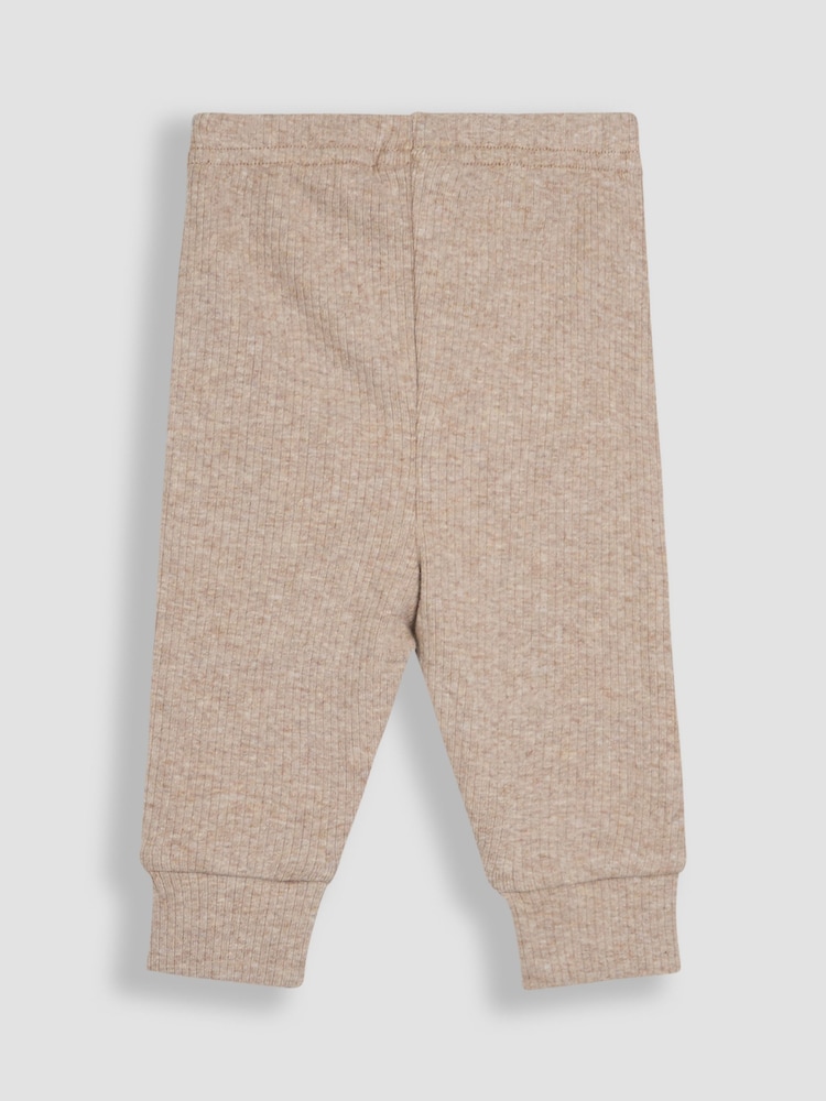 JoJo Maman Bébé Ecru 2-Piece Peter Rabbit™ Top & Rib Legging Set - Image 7 of 8