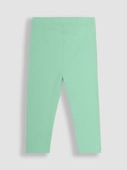 JoJo Maman Bébé Mint Green Floral Leggings 2 Pack - Image 5 of 5