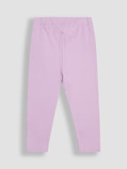 JoJo Maman Bébé Lilac Purple Ditsy Floral Leggings 2 Pack - Image 5 of 5